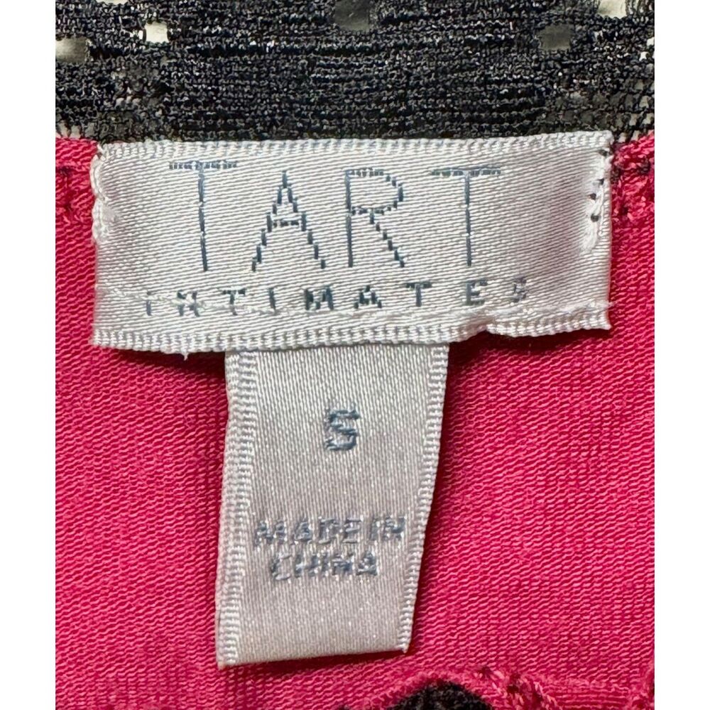 Tart Intimates Fuchsia Cami Pj Set With Black Lac… - image 4